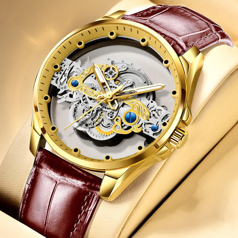 Men's Quartz Watch Hollow Tran - Outdoor Sport Smart Watch ulasan dan harga