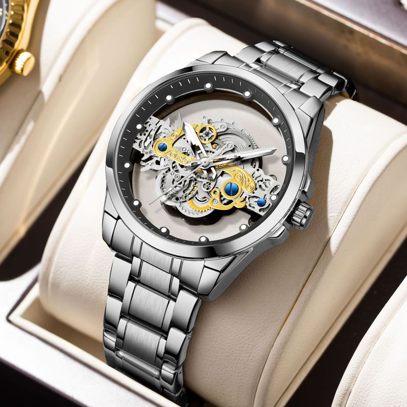 Men's Quartz Watch Hollow Tran - Outdoor Sport Smart Watch ulasan dan harga