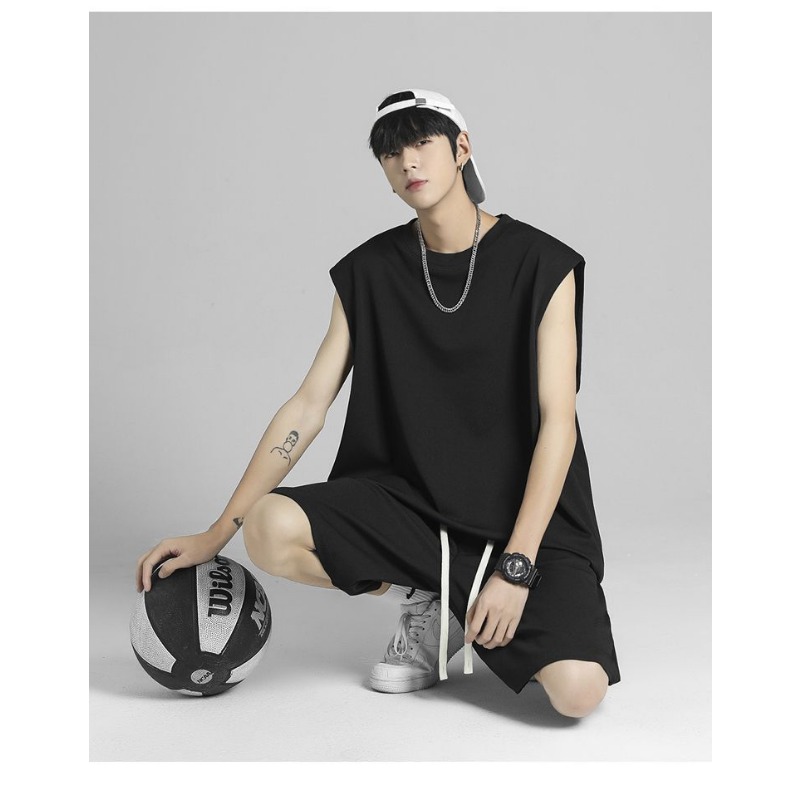 Street Hip Hop Men Ice Silk Qu - Outdoor Sportswear ulasan dan harga