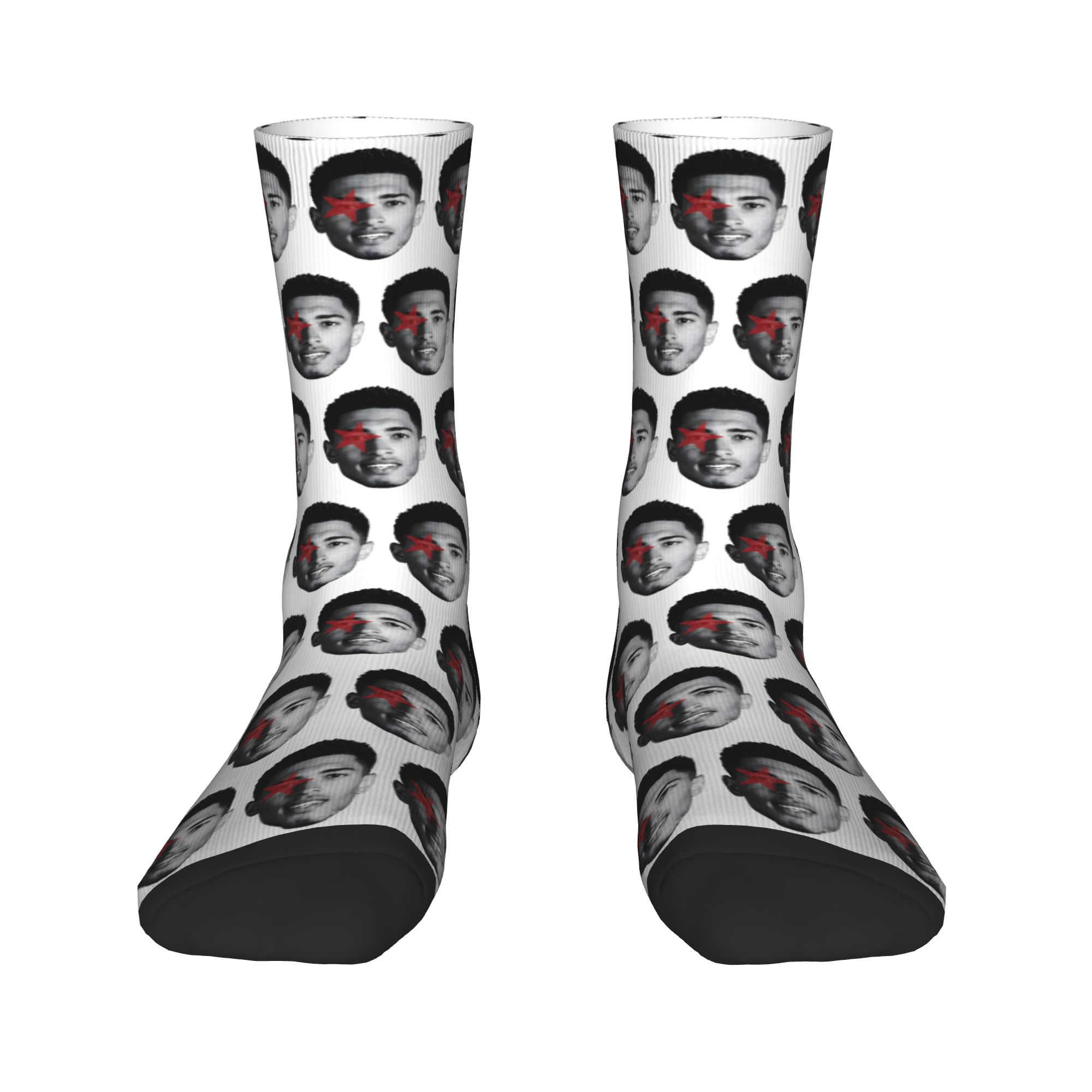 Jude-Bellingham Socks Big Head - Outdoor Sport Hose ulasan dan harga