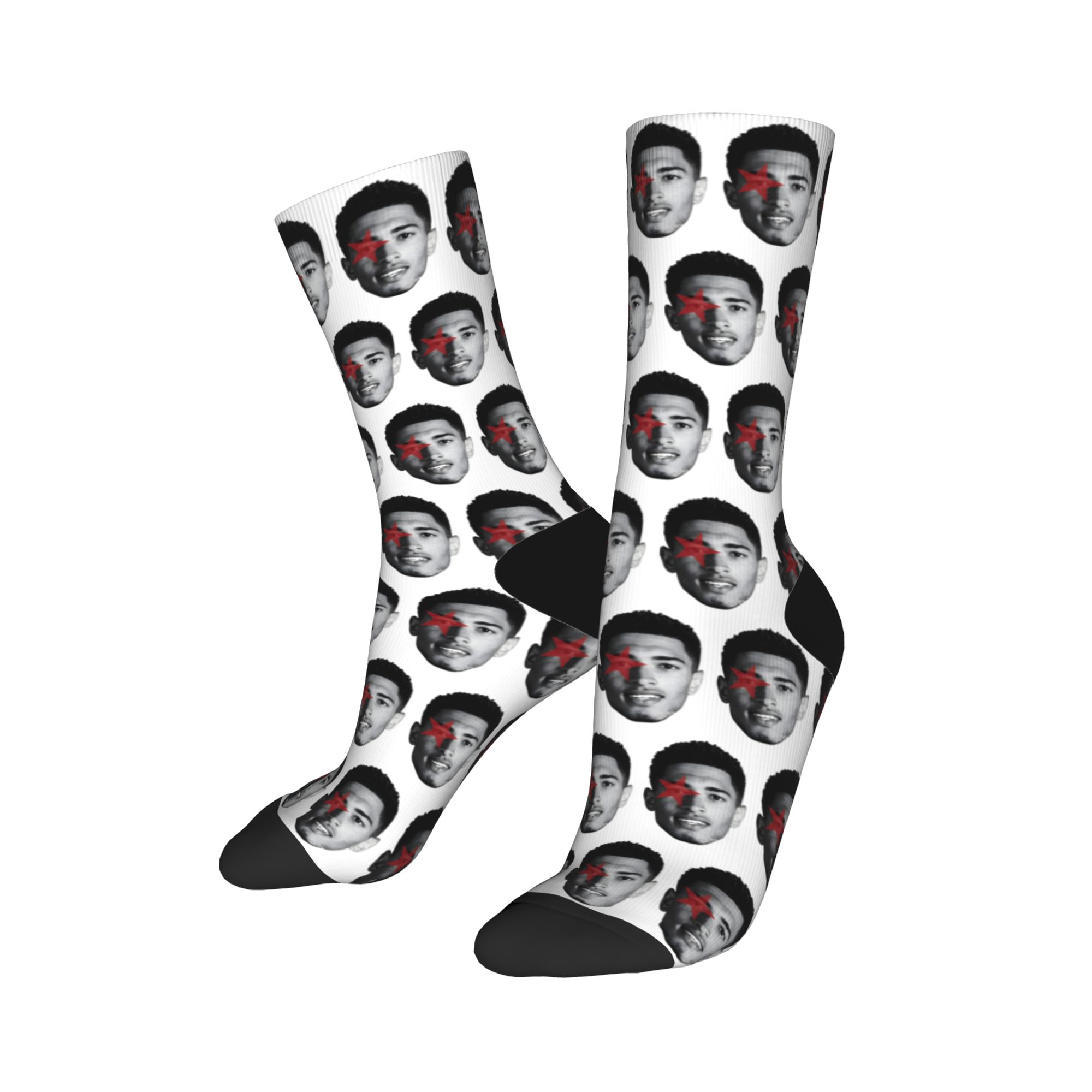 Jude-Bellingham Socks Big Head - Outdoor Sport Hose ulasan dan harga