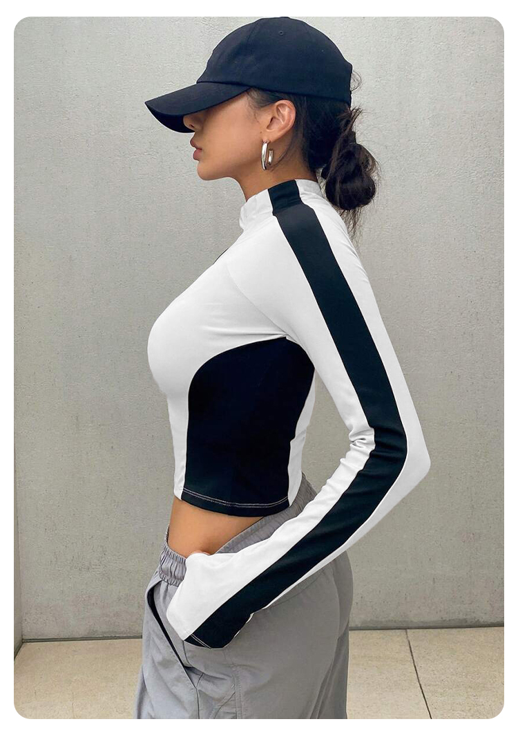 Yoga Clothes Stand Up Collar J - Outdoor Sportswear ulasan dan harga