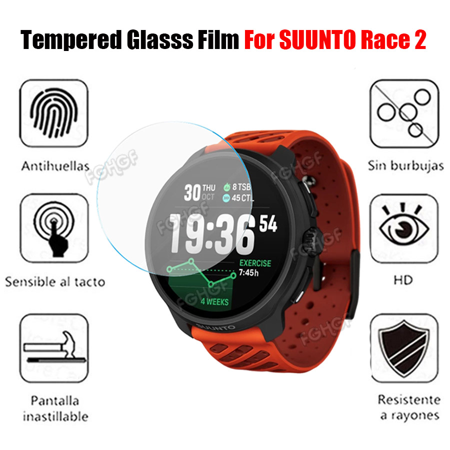Tempered Glass Protective Film - Outdoor Sport Smart Watch ulasan dan harga