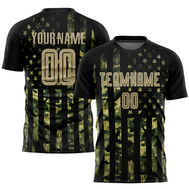 Men Football T-shirt Custom Te - Outdoor Sport Name ulasan dan harga
